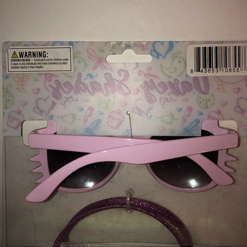 Dazey Shades Girls Kitty Sunglasses w/Case, NWT